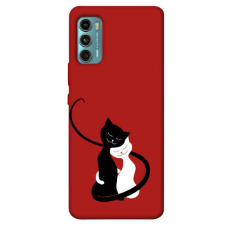 Чохол itsPrint Закохані коти для Motorola Moto G60 - Інтернет-магазин спільних покупок ToGether