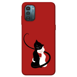 Чохол itsPrint Закохані коти для Nokia G21 - Інтернет-магазин спільних покупок ToGether