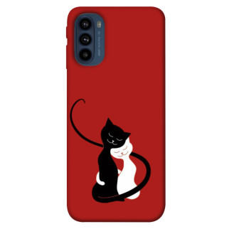 Чохол itsPrint Закохані коти для Motorola Moto G41 - Інтернет-магазин спільних покупок ToGether
