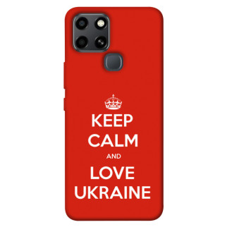 Чохол itsPrint Keep calm and love Ukraine для Infinix Smart 6 - Інтернет-магазин спільних покупок ToGether