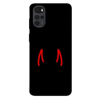 Чохол itsPrint Red horns для Motorola Moto G22 - Інтернет-магазин спільних покупок ToGether