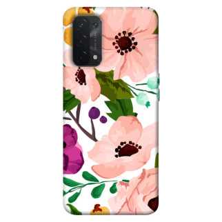 Чохол itsPrint Акварельні квіти для Oppo A54 4G - Інтернет-магазин спільних покупок ToGether