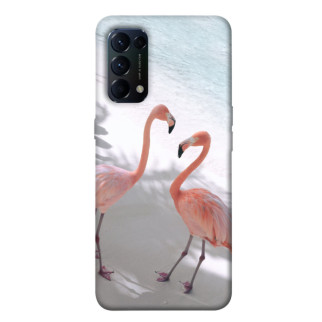 Чохол itsPrint Flamingos для Oppo Reno 5 4G - Інтернет-магазин спільних покупок ToGether