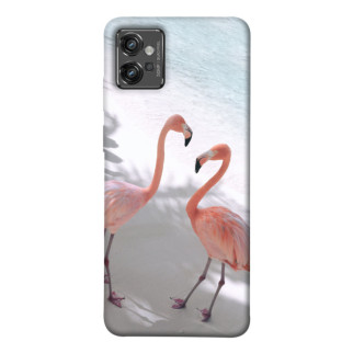 Чохол itsPrint Flamingos для Motorola Moto G32 - Інтернет-магазин спільних покупок ToGether