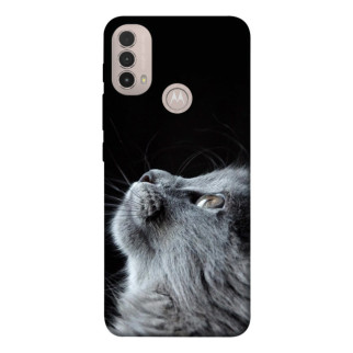 Чохол itsPrint Cute cat для Motorola Moto E40 - Інтернет-магазин спільних покупок ToGether