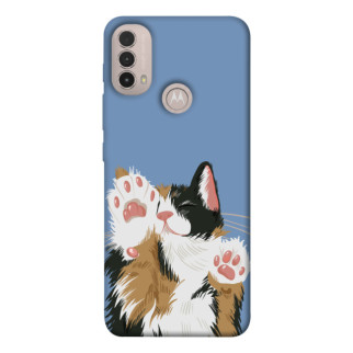 Чохол itsPrint Funny cat для Motorola Moto E40 - Інтернет-магазин спільних покупок ToGether