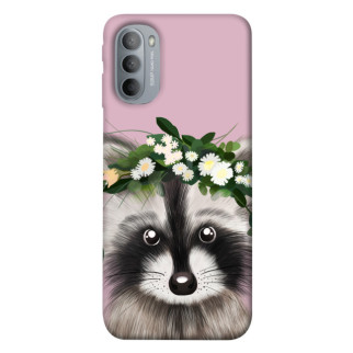 Чохол itsPrint Raccoon in flowers для Motorola Moto G31 - Інтернет-магазин спільних покупок ToGether