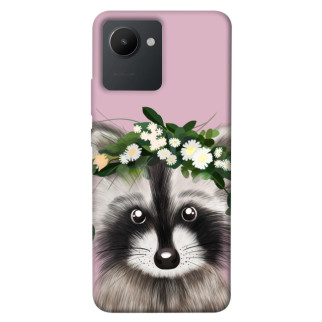 Чохол itsPrint Raccoon in flowers для Realme C30 - Інтернет-магазин спільних покупок ToGether