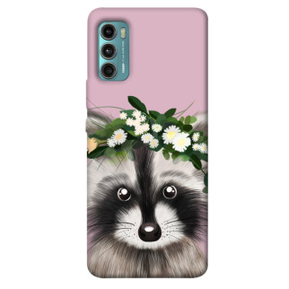 Чохол itsPrint Raccoon in flowers для Motorola Moto G60 - Інтернет-магазин спільних покупок ToGether