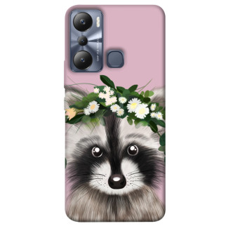 Чохол itsPrint Raccoon in flowers для Infinix Hot 20i - Інтернет-магазин спільних покупок ToGether
