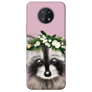 Чохол itsPrint Raccoon in flowers для Nokia G50 - Інтернет-магазин спільних покупок ToGether