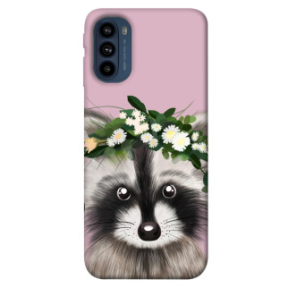 Чохол itsPrint Raccoon in flowers для Motorola Moto G41 - Інтернет-магазин спільних покупок ToGether