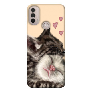 Чохол itsPrint Cats love для Motorola Moto E40 - Інтернет-магазин спільних покупок ToGether