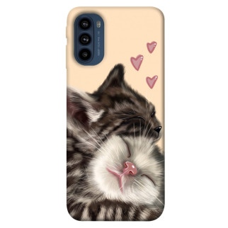 Чохол itsPrint Cats love для Motorola Moto G41 - Інтернет-магазин спільних покупок ToGether