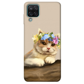 Чохол itsPrint Cat in flowers для Samsung Galaxy M12 - Інтернет-магазин спільних покупок ToGether