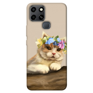 Чохол itsPrint Cat in flowers для Infinix Smart 6 - Інтернет-магазин спільних покупок ToGether