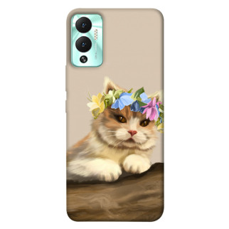 Чохол itsPrint Cat in flowers для Infinix Hot 12 Play - Інтернет-магазин спільних покупок ToGether