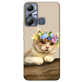 Чохол itsPrint Cat in flowers для Infinix Hot 20i - Інтернет-магазин спільних покупок ToGether