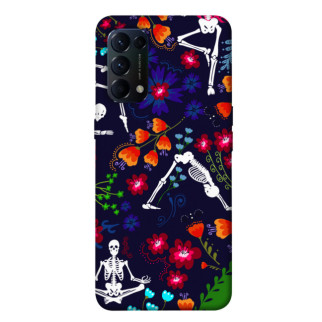 Чохол itsPrint Yoga skeletons для Oppo Reno 5 4G - Інтернет-магазин спільних покупок ToGether