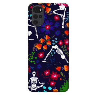 Чохол itsPrint Yoga skeletons для Motorola Moto G22 - Інтернет-магазин спільних покупок ToGether