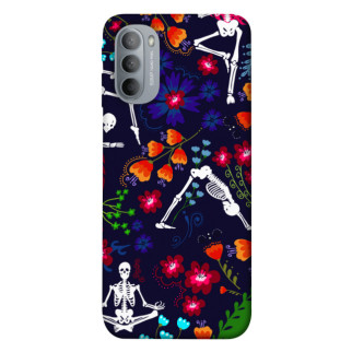 Чохол itsPrint Yoga skeletons для Motorola Moto G31 - Інтернет-магазин спільних покупок ToGether