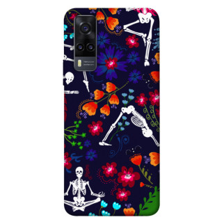 Чохол itsPrint Yoga skeletons для Vivo Y31 - Інтернет-магазин спільних покупок ToGether