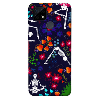 Чохол itsPrint Yoga skeletons для Realme C21 - Інтернет-магазин спільних покупок ToGether
