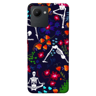Чохол itsPrint Yoga skeletons для Realme C30 - Інтернет-магазин спільних покупок ToGether