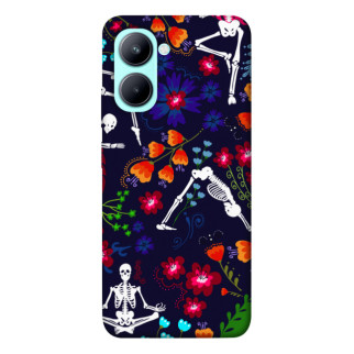 Чохол itsPrint Yoga skeletons для Realme C33 - Інтернет-магазин спільних покупок ToGether