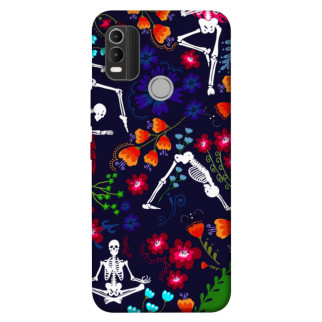 Чохол itsPrint Yoga skeletons для Nokia C21 Plus - Інтернет-магазин спільних покупок ToGether