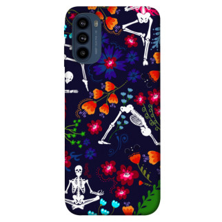 Чохол itsPrint Yoga skeletons для Motorola Moto G41 - Інтернет-магазин спільних покупок ToGether