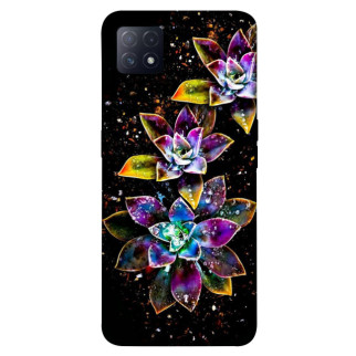 Чохол itsPrint Flowers on black для Oppo A72 5G / A73 5G - Інтернет-магазин спільних покупок ToGether