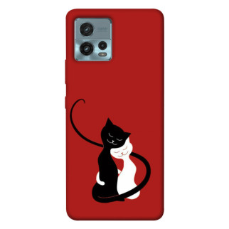 Чохол itsPrint Закохані коти для Motorola Moto G72 - Інтернет-магазин спільних покупок ToGether