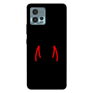 Чохол itsPrint Red horns для Motorola Moto G72 - Інтернет-магазин спільних покупок ToGether