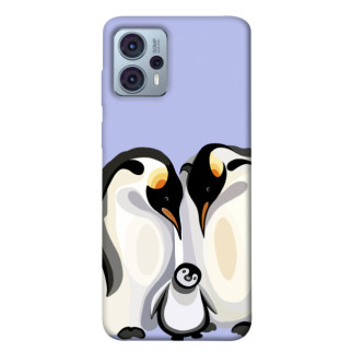 Чохол itsPrint Penguin family для Motorola Moto G23 - Інтернет-магазин спільних покупок ToGether