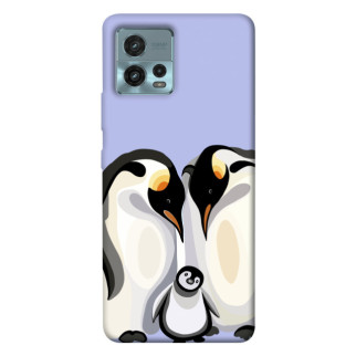 Чохол itsPrint Penguin family для Motorola Moto G72 - Інтернет-магазин спільних покупок ToGether