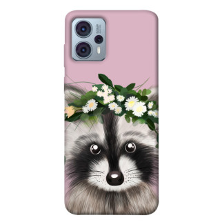Чохол itsPrint Raccoon in flowers для Motorola Moto G23 - Інтернет-магазин спільних покупок ToGether