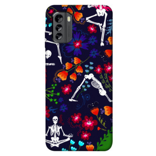 Чохол itsPrint Yoga skeletons для Nokia G60 - Інтернет-магазин спільних покупок ToGether
