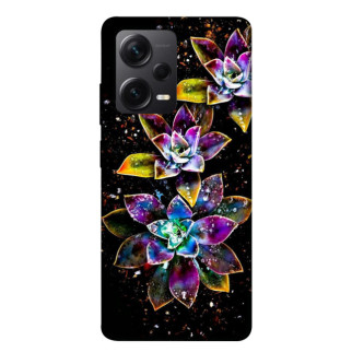 Чохол itsPrint Flowers on black для Xiaomi Redmi Note 12 Pro+ 5G - Інтернет-магазин спільних покупок ToGether