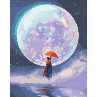 Картина за номерами "Місячне світло" Ідейка KHO5043 40х50 см - Інтернет-магазин спільних покупок ToGether