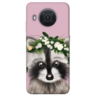 Чохол itsPrint Raccoon in flowers для Nokia X10 / X20 - Інтернет-магазин спільних покупок ToGether