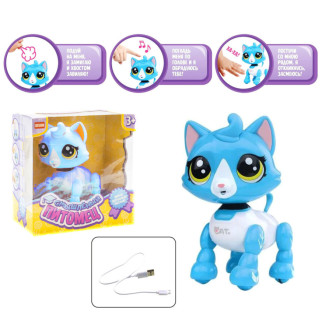 Інтерактивна іграшка Кмітливий вихованець "Кіт" DISON E5599-9  (Блакитний) - Інтернет-магазин спільних покупок ToGether