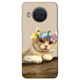 Чохол itsPrint Cat in flowers для Nokia X10 / X20 - Інтернет-магазин спільних покупок ToGether