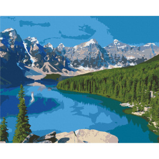 Картина за номерами "Озеро Марейн, Канада" Art Craft 10587-AC 40х50 см - Інтернет-магазин спільних покупок ToGether