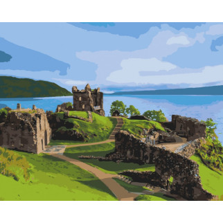 Картина за номерами "Замок Аркарт. Шотландія" Art Craft 11237-AC 40*50 см - Інтернет-магазин спільних покупок ToGether