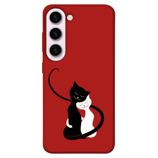 Чохол itsPrint Закохані коти для Samsung Galaxy S23+ - Інтернет-магазин спільних покупок ToGether
