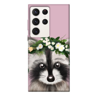 Чохол itsPrint Raccoon in flowers для Samsung Galaxy S23 Ultra - Інтернет-магазин спільних покупок ToGether