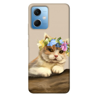 Чохол itsPrint Cat in flowers для Xiaomi Poco X5 5G - Інтернет-магазин спільних покупок ToGether