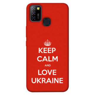 Чохол itsPrint Keep calm and love Ukraine для Infinix Hot 10 Lite - Інтернет-магазин спільних покупок ToGether