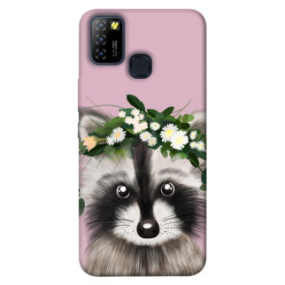 Чохол itsPrint Raccoon in flowers для Infinix Hot 10 Lite - Інтернет-магазин спільних покупок ToGether